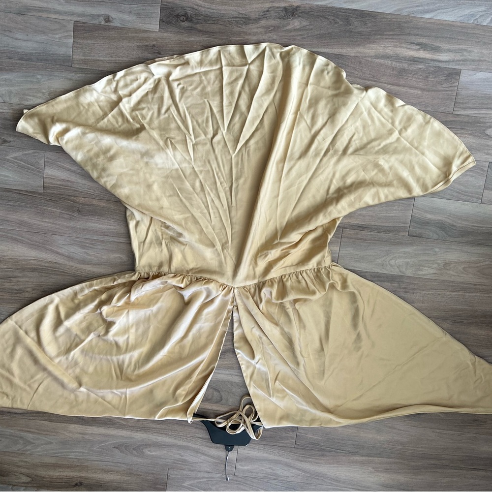 ASOS GOLD mini DRESS SIZE 16 - Picture 4 of 4